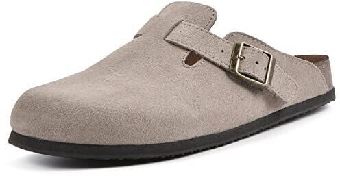 White Mountain Bari Clog taupe suede