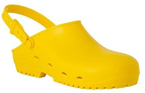 reposa MAX Clogs Hygieneclogs latex-free comfortable lightweight closed upper anatomical sole SRC sole yellow