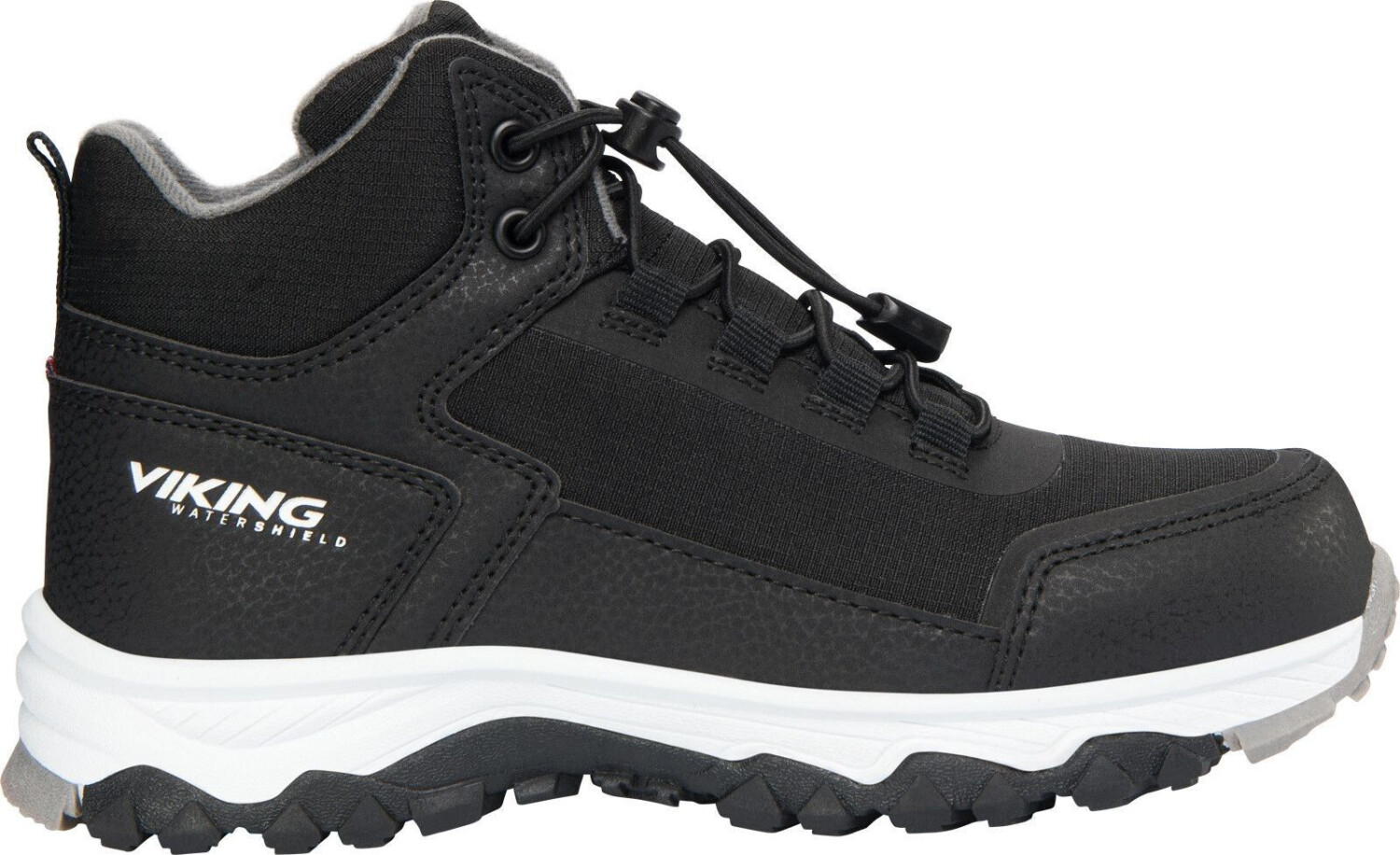Viking Kids' Akkarvik Mid Warm waterproof Speedlace black granite