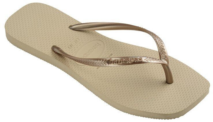 Havaianas Square Flip Flops beige