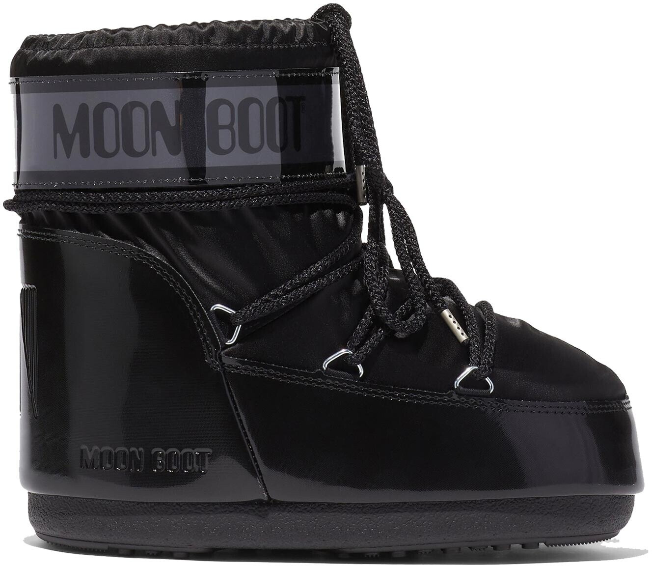 Moon Boot Icon Low Glance black patent