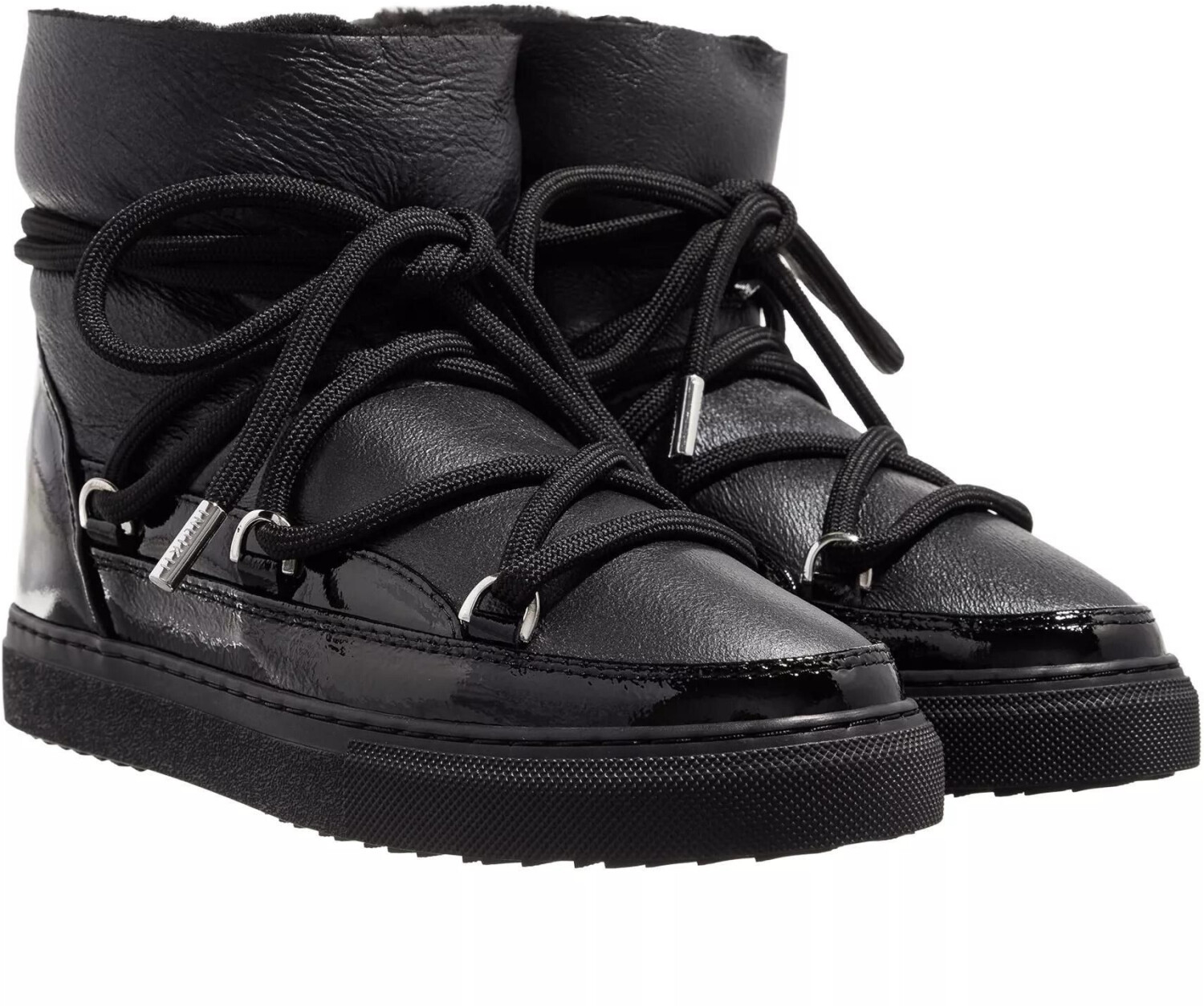 Inuikii Gloss Wedge Winter Shoes 70203006-1047 black