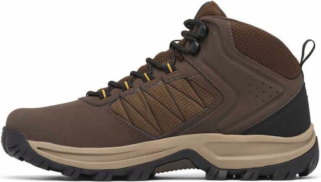 Columbia Transverse Hike Waterproof Hiking Shoe cordovan golden yellow