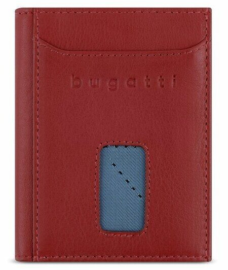 Bugatti Secure Slim Wallet (491480) red
