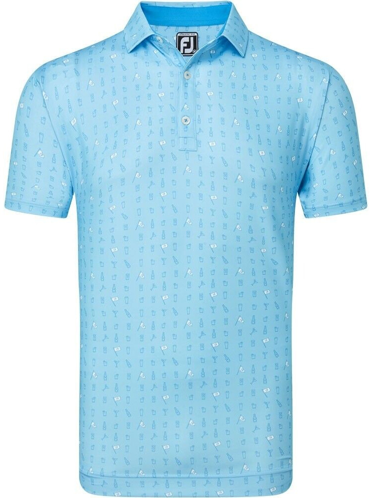 Footjoy Polo Ocean Park 19th Hole light blue