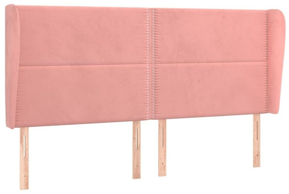 vidaXL Headboard with ears 203x23x118/128cm velvet (3117887)