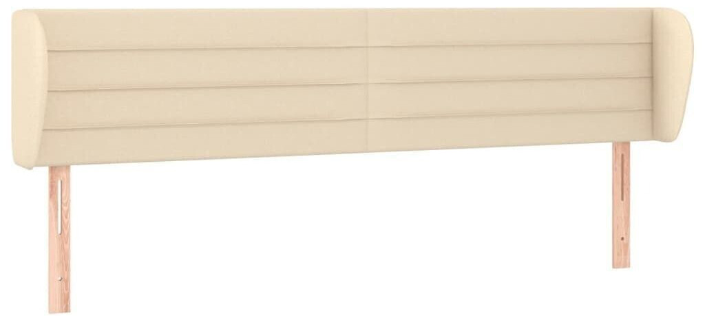 vidaXL Headboard with ears 203x23x78/88cm fabric (3117311)