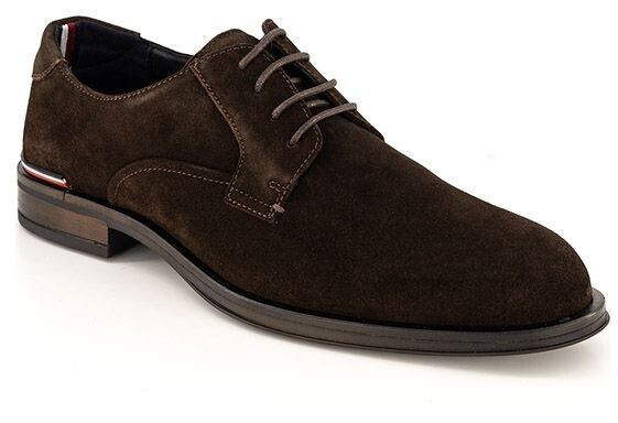 Tommy Hilfiger Derby smooth leather brown