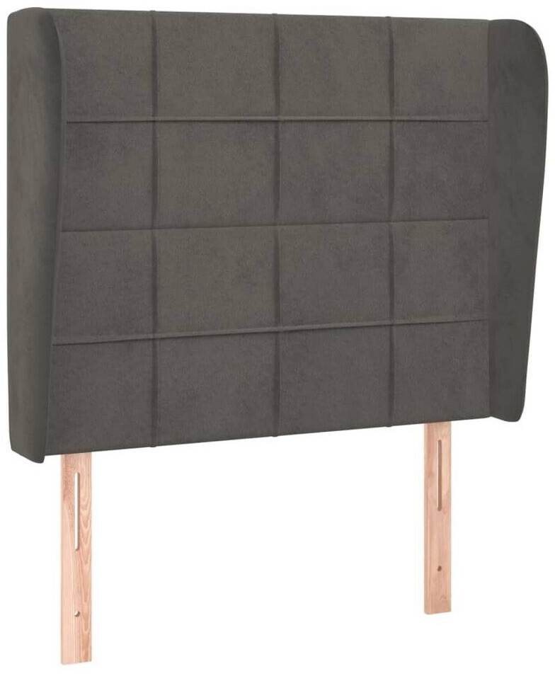 vidaXL Headboard with ears 83x23x118/128cm velvet (3117987)
