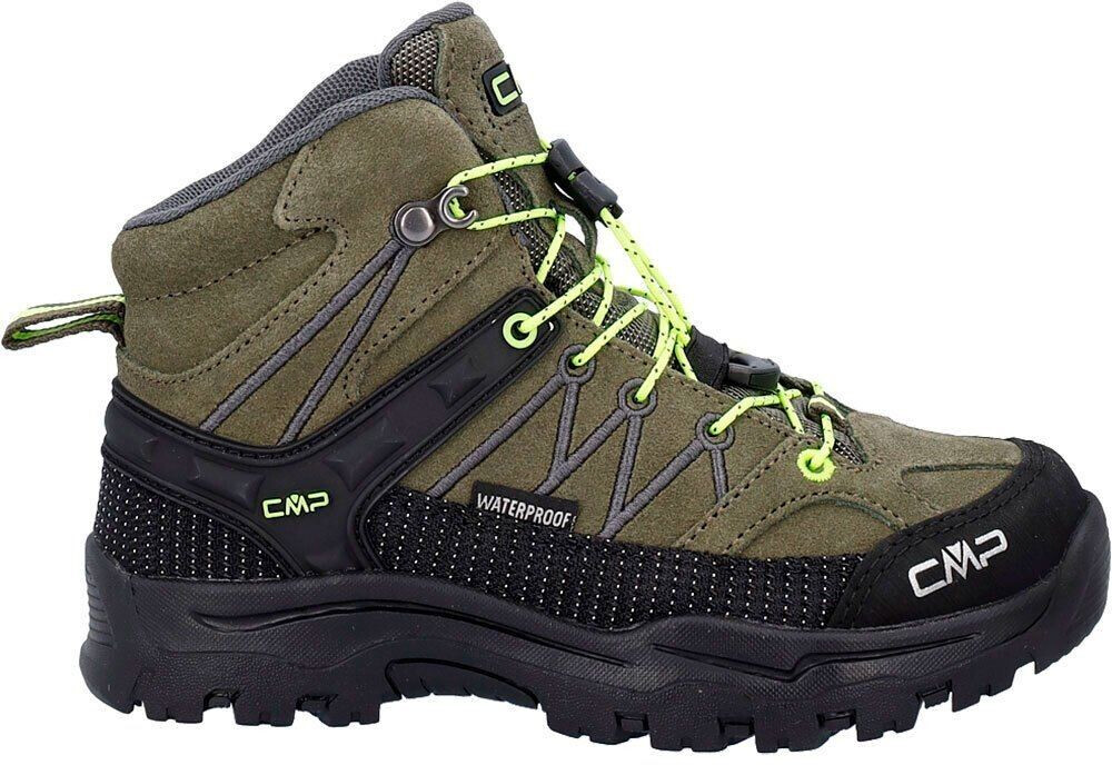 CMP Rigel Mid Trekking Shoes Wp Hiking Shoes olive-yellow fluo
