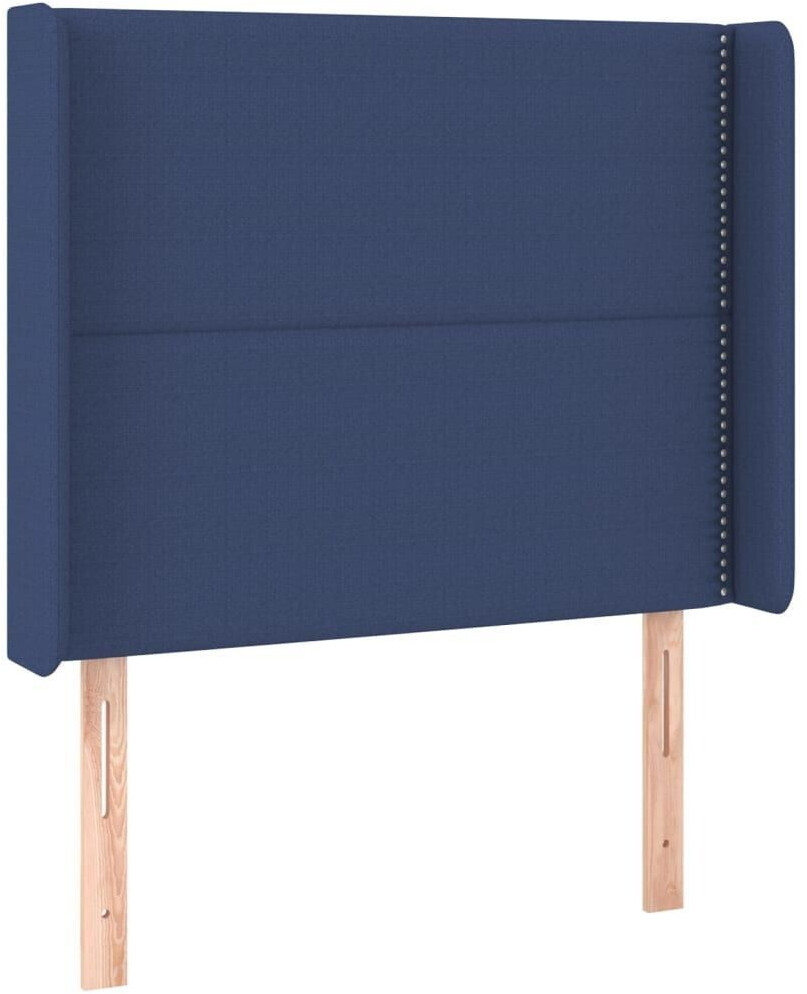 vidaXL Headboard with ears 93x16x118/128cm fabric (3119428)