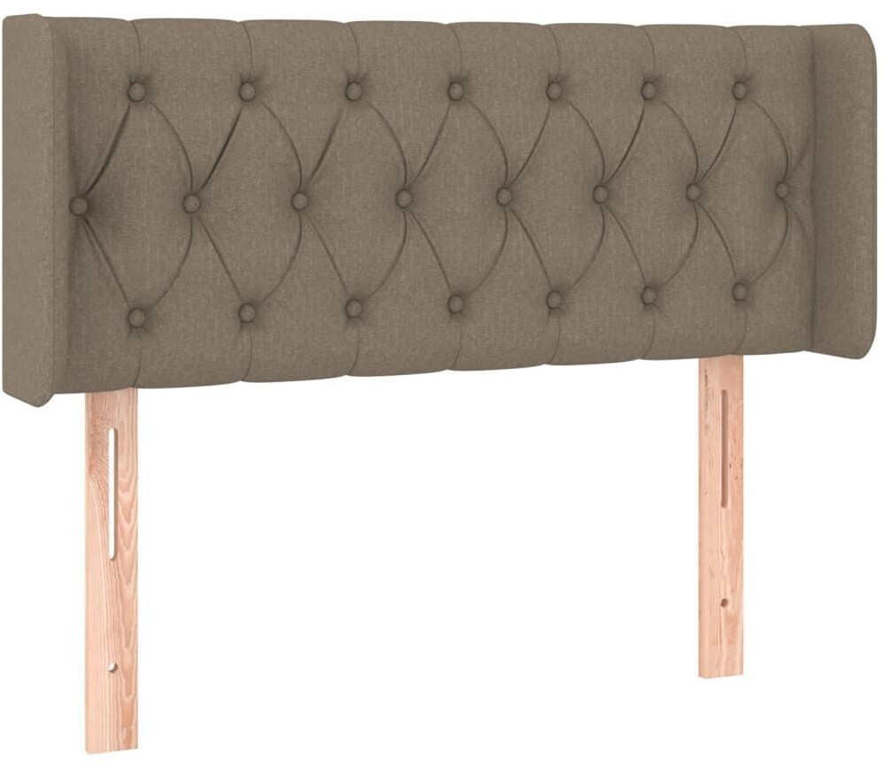 vidaXL Headboard with ears 93x16x78/88cm fabric (3119090)