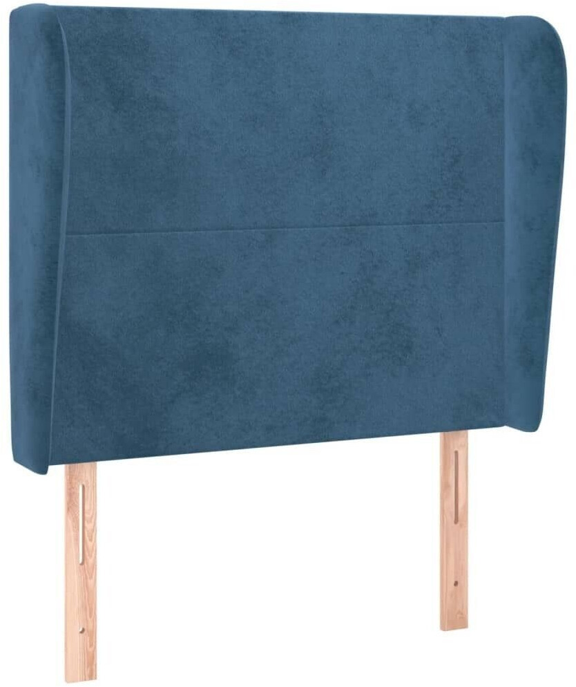 vidaXL Headboard with ears 93x23x118/128cm velvet (3117716)