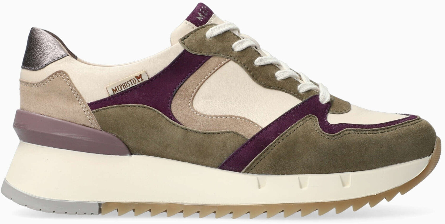 Mephisto Closure Sneaker Angie green made of leather 1