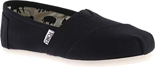 TOMS Shoes Alpargata Slipper black linen