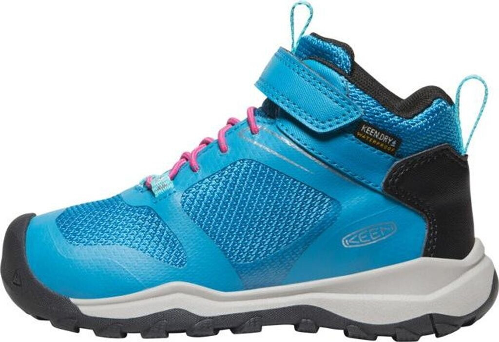Keen Kid's Wanduro Mid WP Hiking Shoes blue