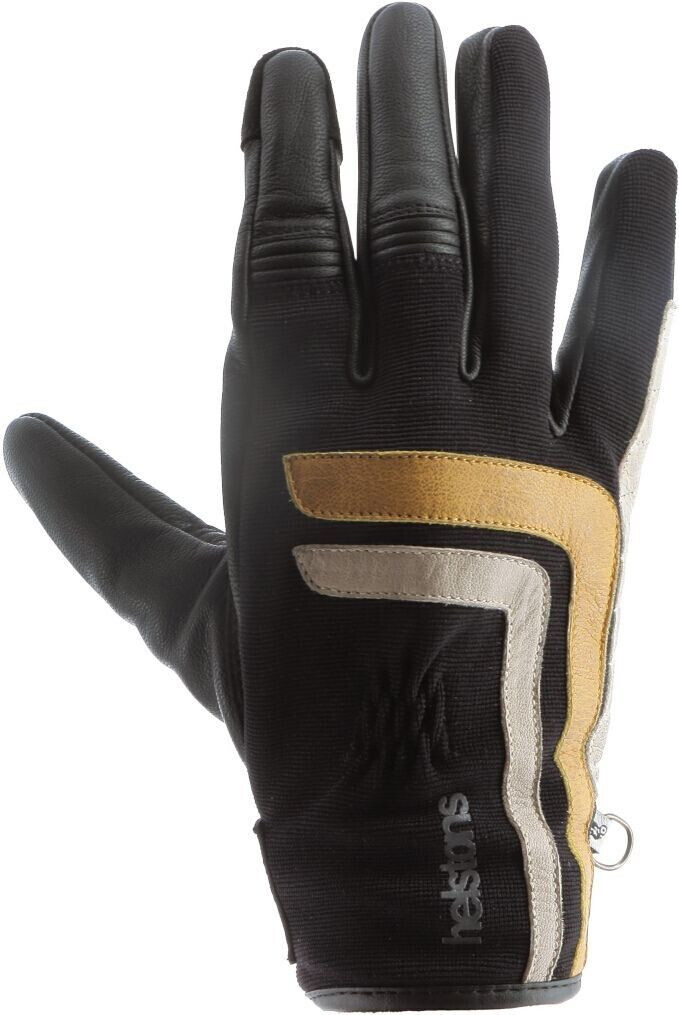 Helston's Jeff Gloves black/gold/beige