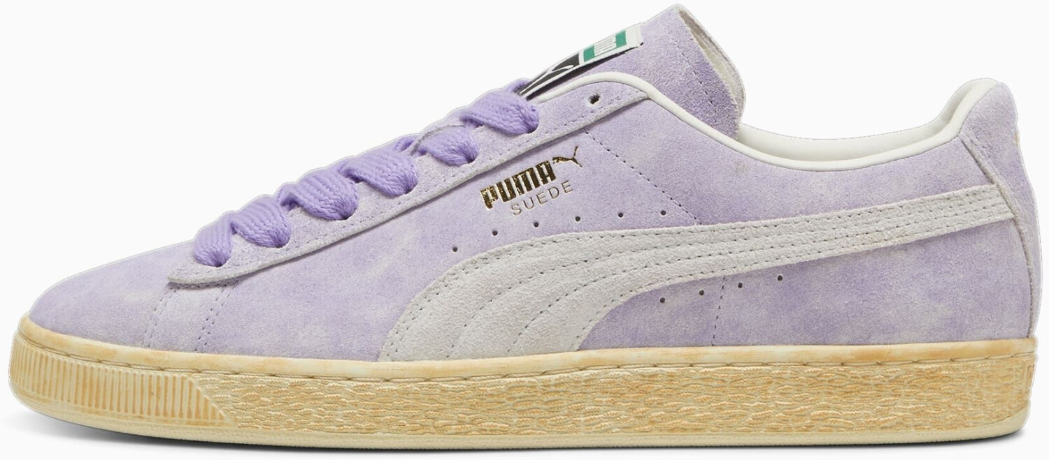 Puma Suede Faded Lowtop purple