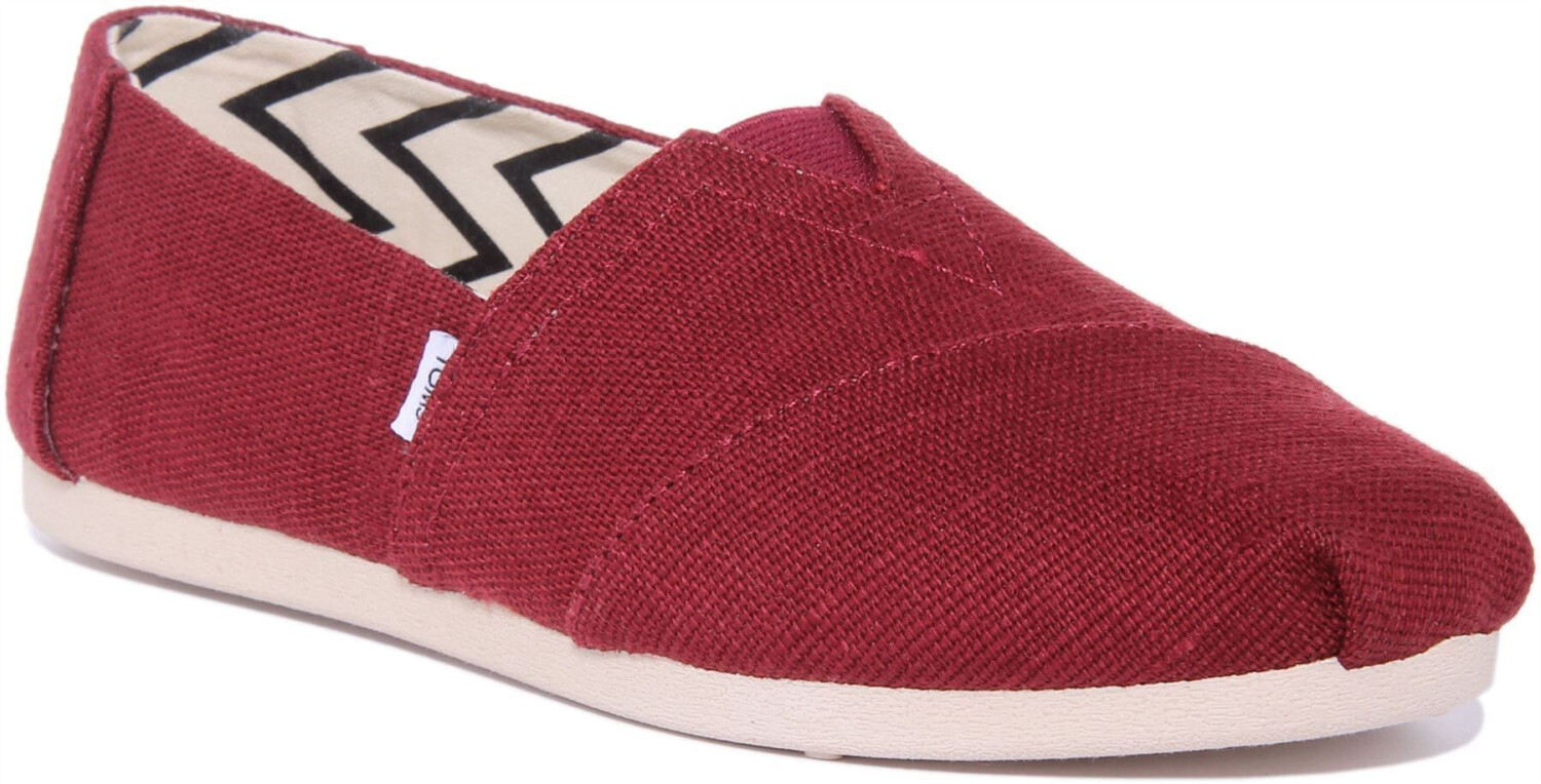 TOMS Shoes Classic Apple Red Espadrilles Slip-Ons Shoes