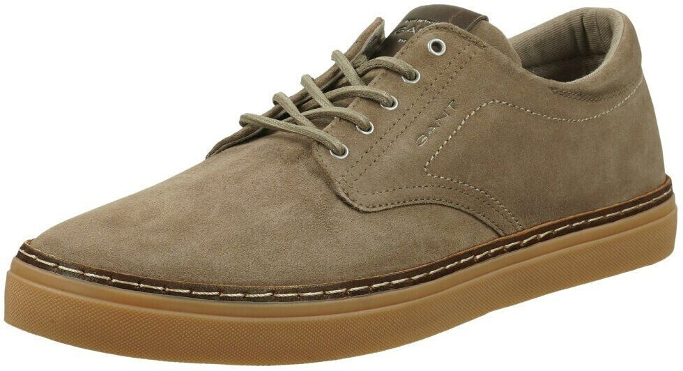 GANT Sneaker PREPVILLE lace-up shoe low genuine leather brown