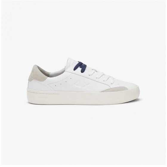 Sun 68 Street Leather Trainers white