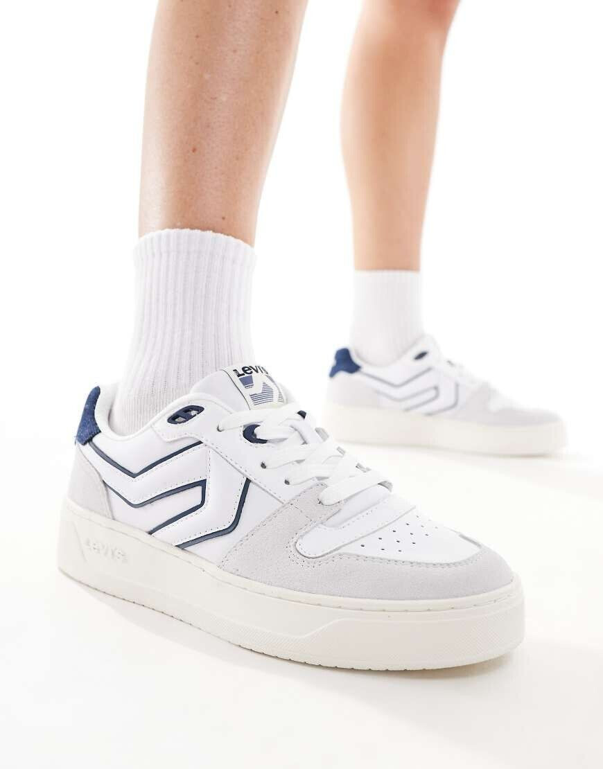 Levi's Glide L Leather Shoes white 235894-1975-51