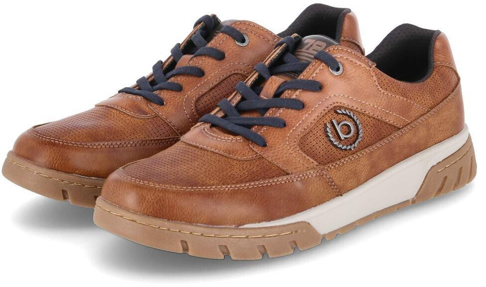 Bugatti Sporty Half Shoes Lace-up Shoes brown synthetic leather