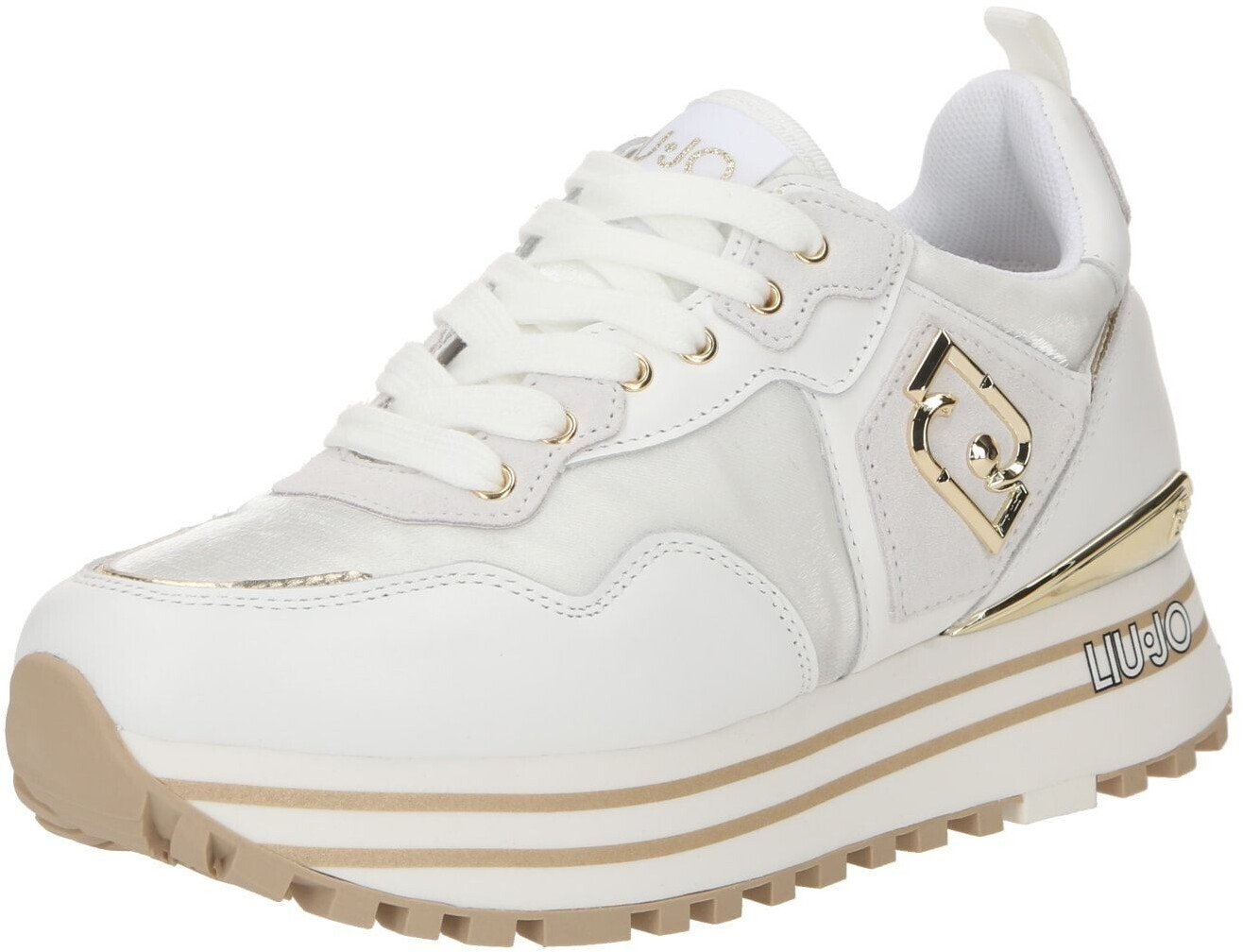LIU Jo Sneaker 'MAXI WONDER 01' gold white offwhite 19227621