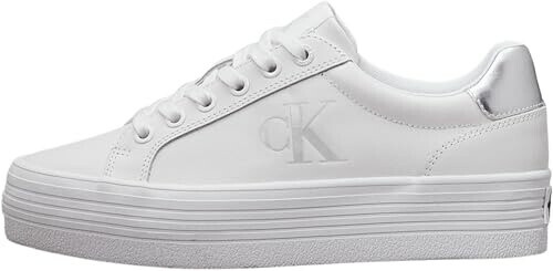 Calvin Klein Bold Vulc Flatf Laceup Trainers white