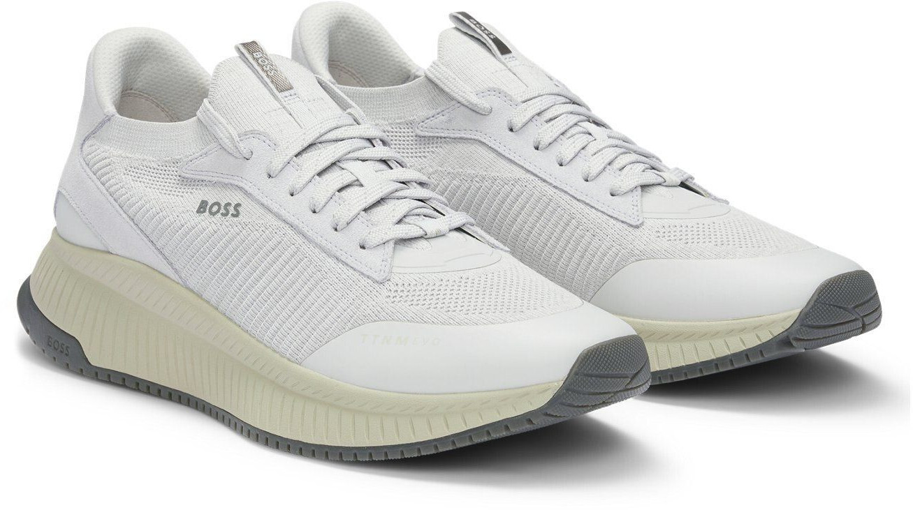 Hugo Boss TTNM EVO Sneakers knitted upper light grey 50523113