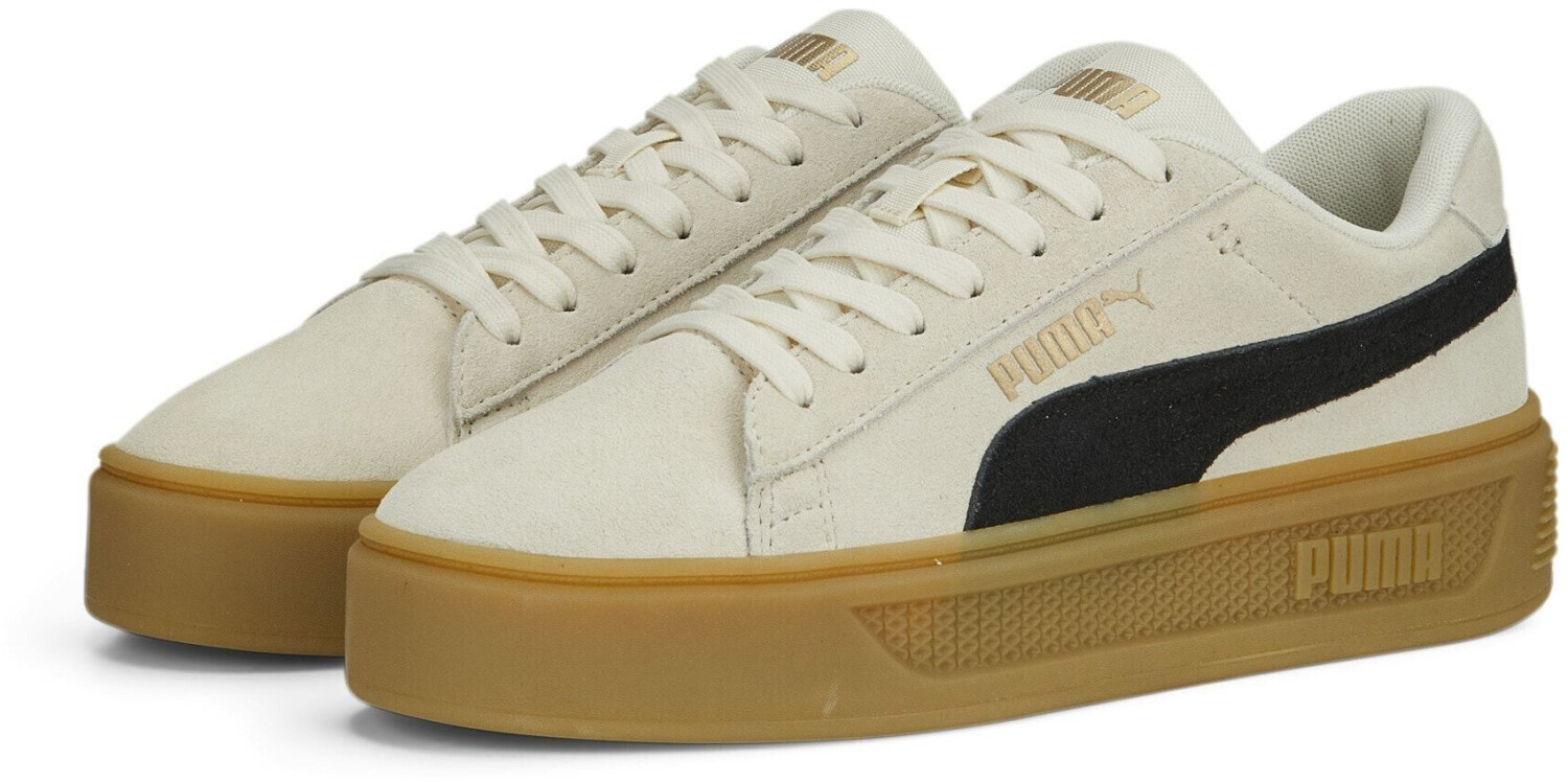 Puma Sneaker low 'Smash Platform V3' yellow black off-white