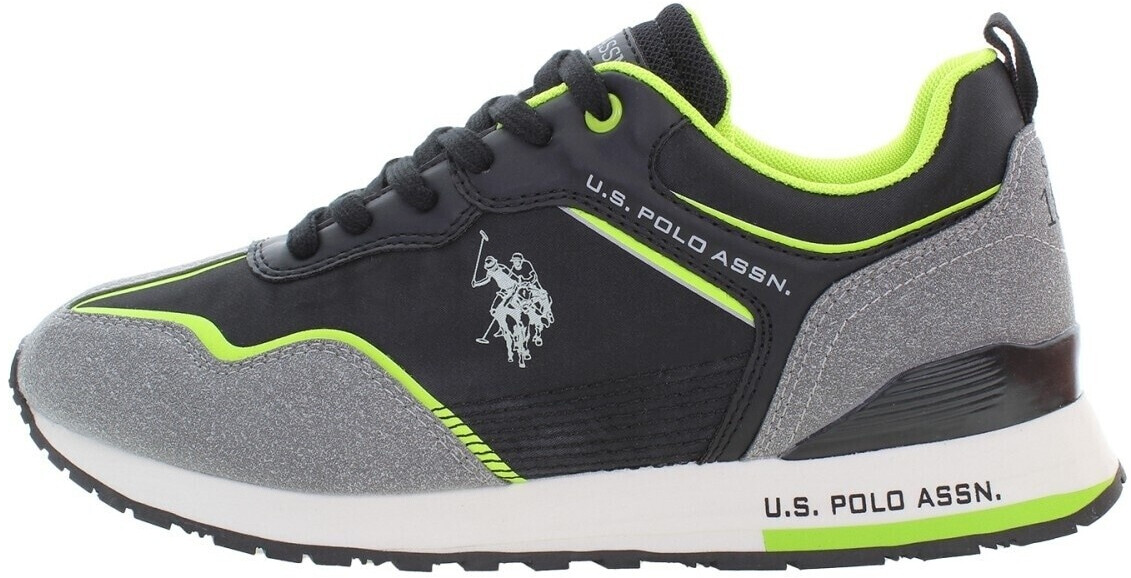 U.S. Polo Assn. Black Sports Sneakers with iconic logo