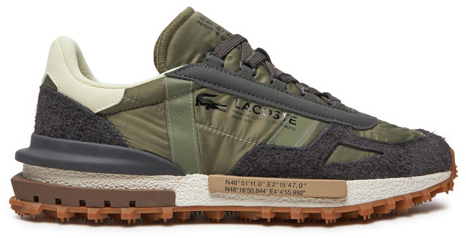 Lacoste Leather Sneaker with Contrast Trim Model 'ELITE ACTIVE'