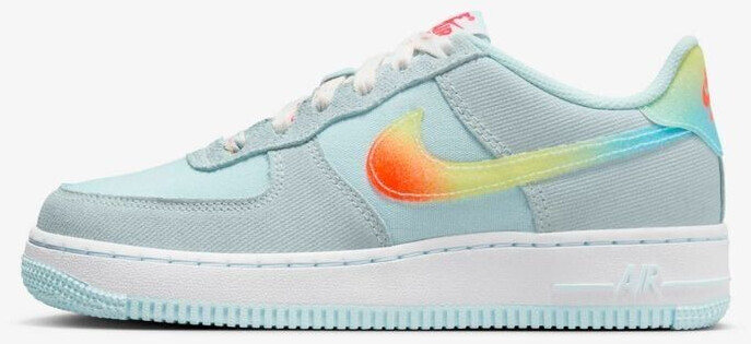 Nike Air Force 1 Playground Pack blue rainbow