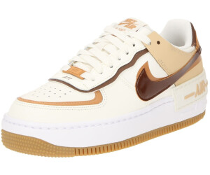 Nike Air Force 1 Shadow Women ivory caramel mocha dark brown Les Soldes arrivent le 8 janvier 2025 idealo