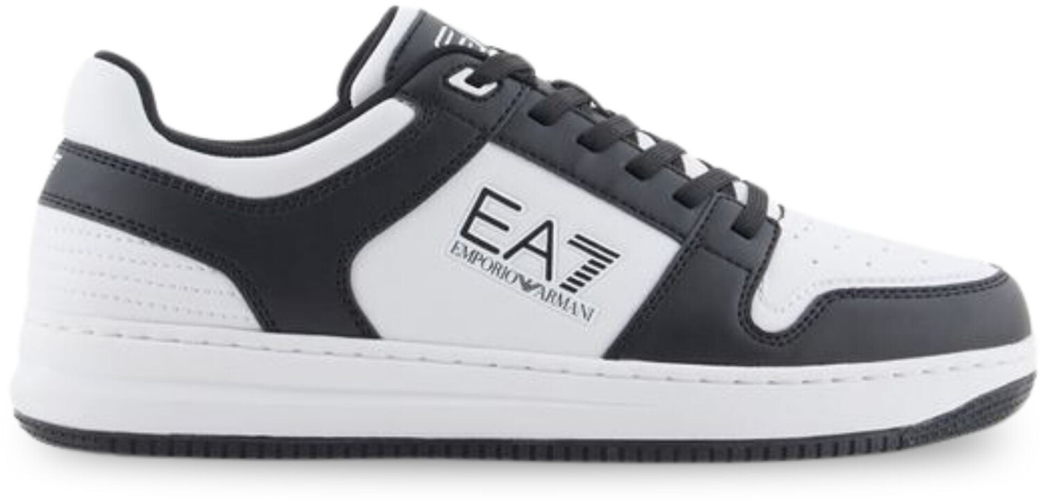 Emporio Armani Sneaker men X8X189XK404N181 black white logo shoes