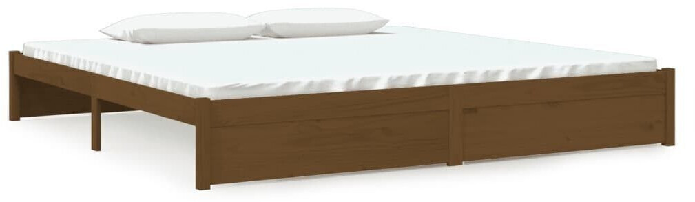 vidaXL Solid wood bed 200x200cm (814972)