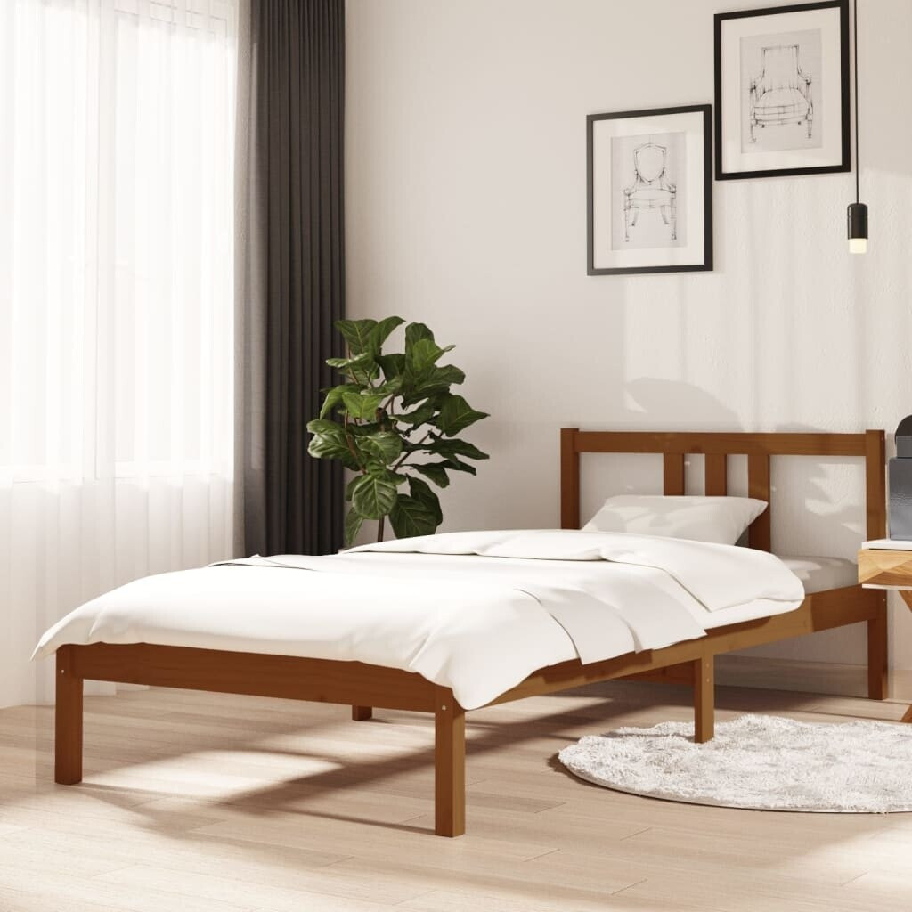 vidaXL Solid wood bed 90x200cm (814872)