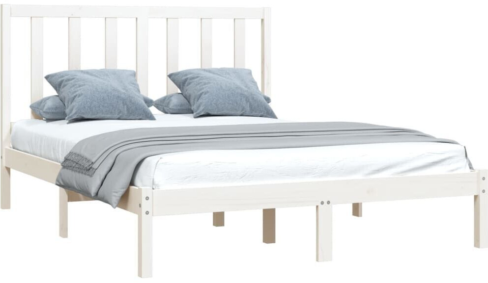 vidaXL Solid wood bed pine 140x200cm (3105161)