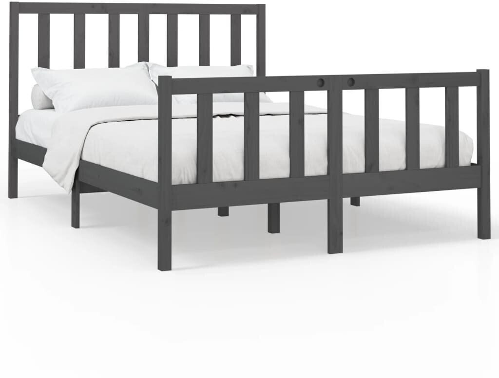 vidaXL Solid wood bed pine 150x200cm (3106710)