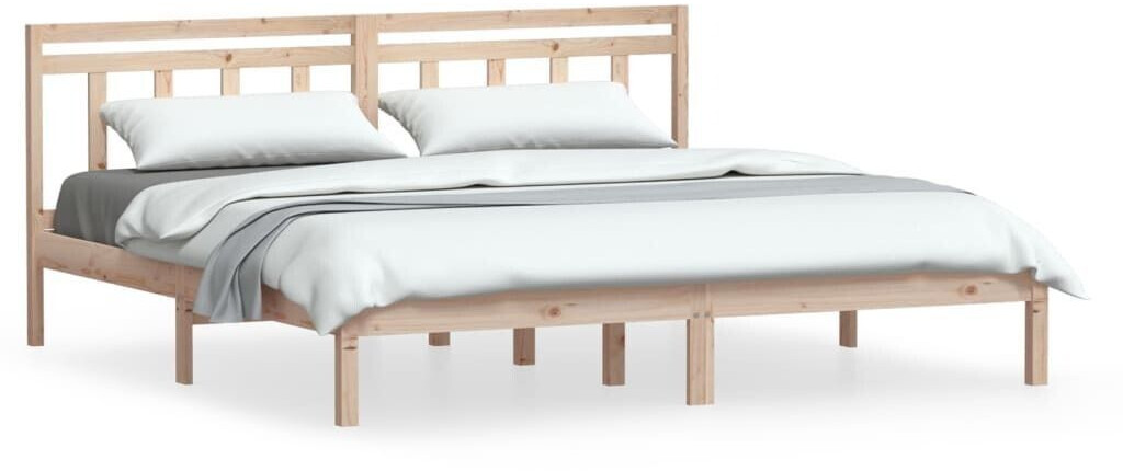 vidaXL Solid wood bed pine 160x200cm (3100599)