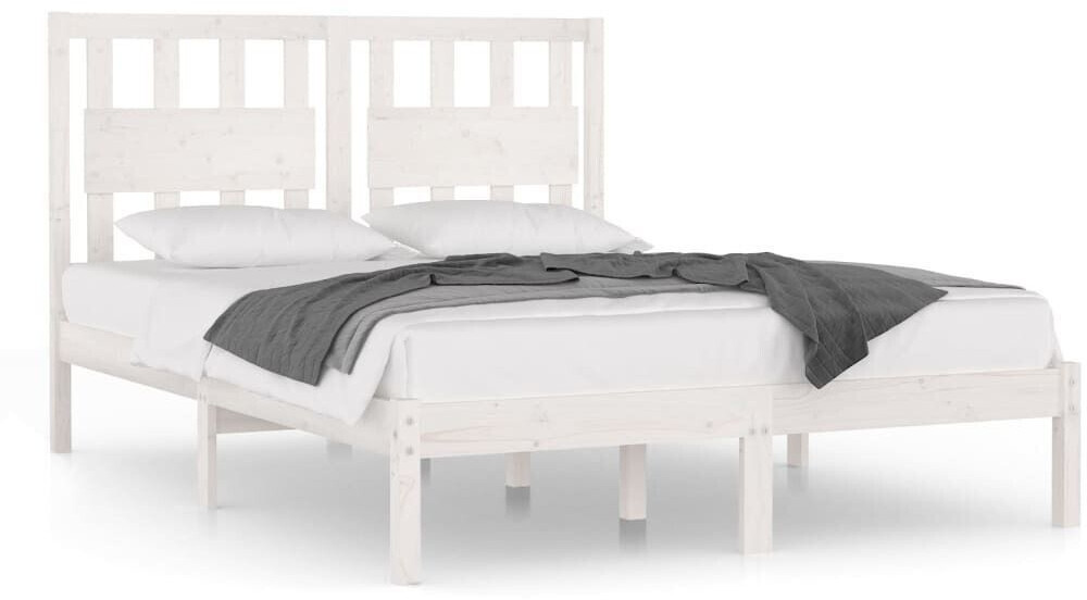 vidaXL Solid wood bed pine 200x200cm (3103954)