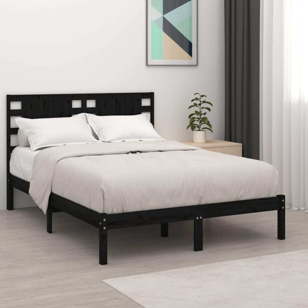 vidaXL Solid wood bed pine 200x200cm (3104242)