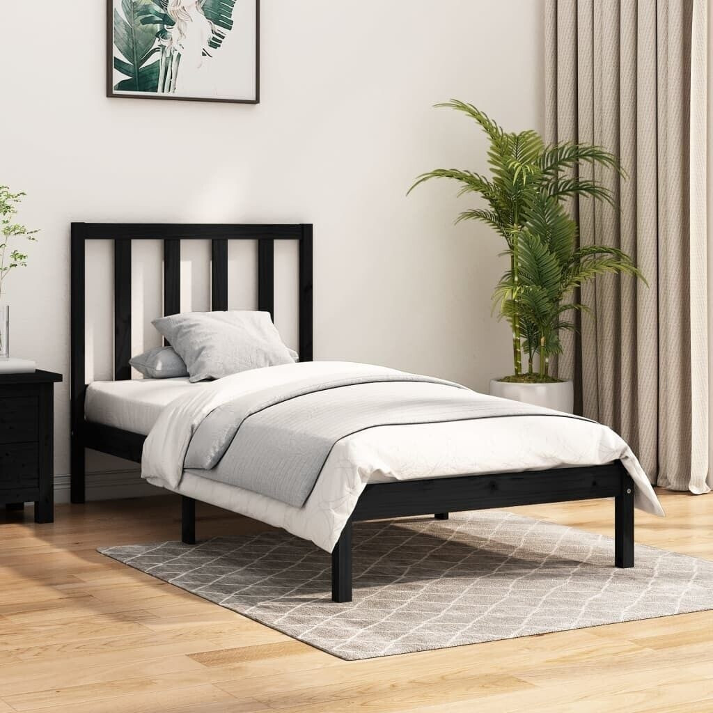 vidaXL Solid wood bed pine 75x190cm (3105124)
