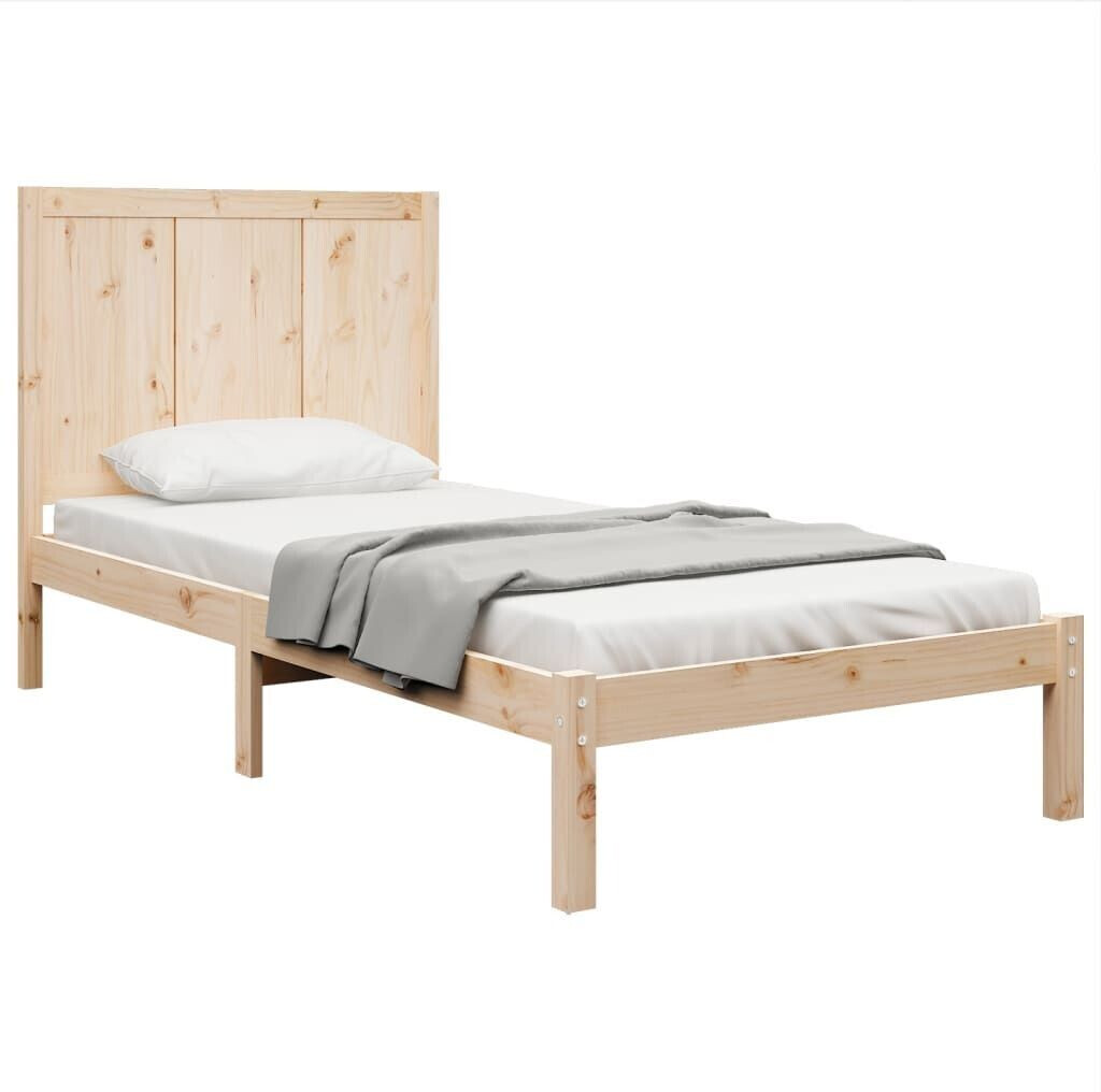 vidaXL Solid wood bed pine 90x190cm (3105695)