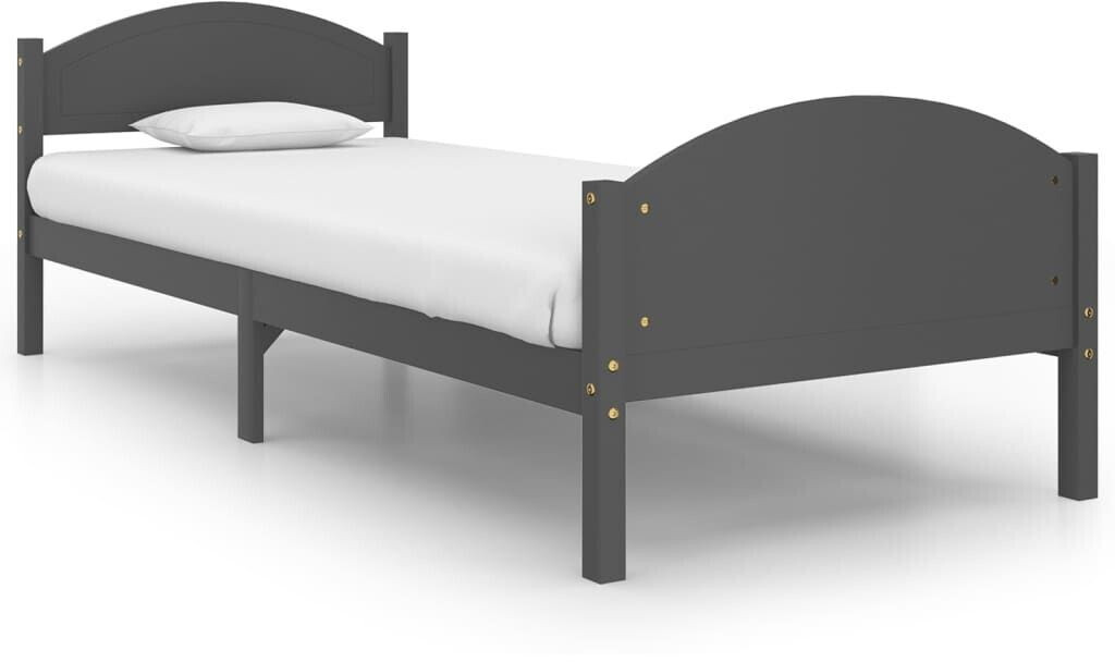 vidaXL Solid wood bed pine 90x200cm (322046)
