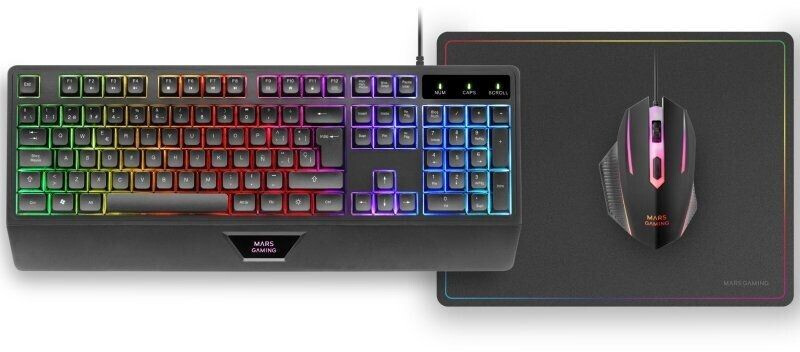 Mars Gaming MCP124 Combo Black (ES)