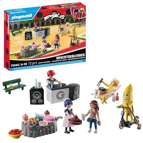 Playmobil Calendrier de l'Avent Miraculous - Pique-nique à Paris (71344)