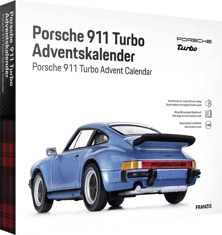 Franzis Porsche 911 Turbo Advent Calendar 2024 (67221) Black Friday