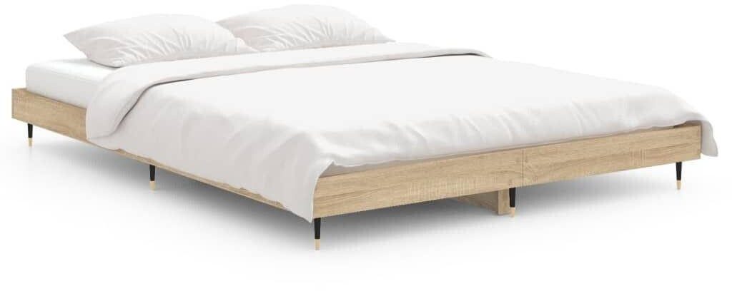 vidaXL Bed frame made of wood 140x190cm (832176)